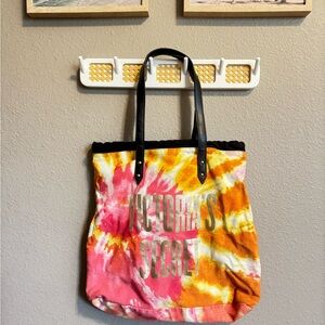 Victoria's Secret Vibrant Tie-Dye Tote